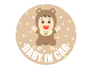 ベイビーインカーのステッカー