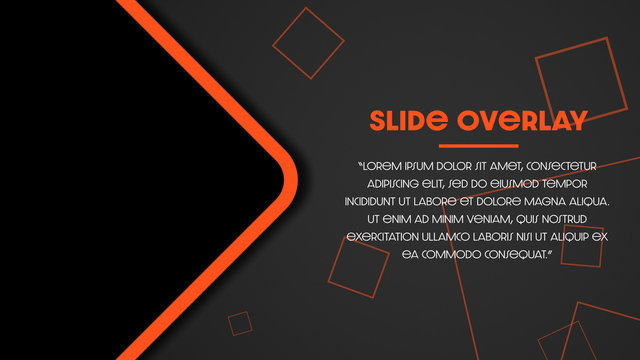 Black Slide Overlay