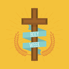 Holy week card