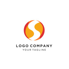 Abstract S letter for logo design concept. corporate identity, branding logo icon.