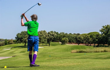 Obraz premium Playing Golf in Quinta do Lago - Algarve