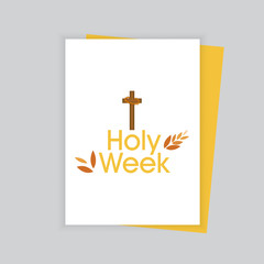 Holy week card