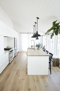 Tiny Modern Design Farmhouse Kitchen