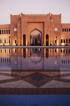 Beautiful entrance in Katara, Doha