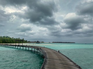 jetty on the sea