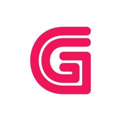 Fototapeta premium Letter G logo. Icon design. Template elements - vector sign