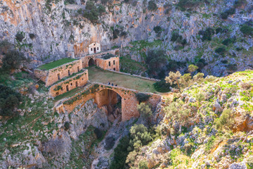 The Katholiko Monastery (church of St John the Hermit), near Gouverneto Monastery, Chania Crete