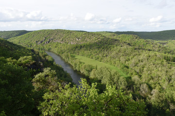 L'Aveyron Bruniquel Tarn et Garonne France