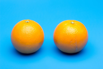 Orange skin textured and rich in vitamin C