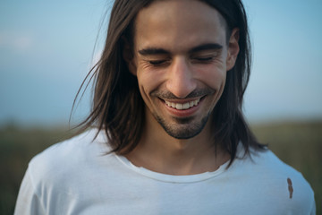 Smiling man portrait