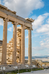 Fototapeta premium Ruins of Parthenon on the Acropolis - 447 BC - in Athens, Greece
