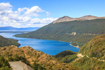 Lake Escondido Ushuaia in summer