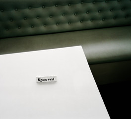 Reserved Table