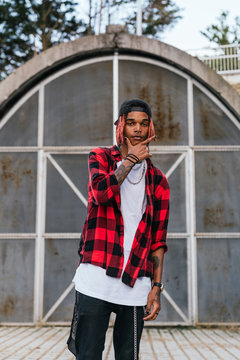 Portrait Of Young Man Standing Outdoors