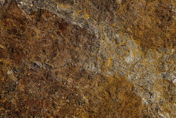 brown stone background from a piece of dirty granite