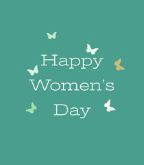 Happy international women's day wishes greeting card on abstract background, graphic design illustration wallpaper