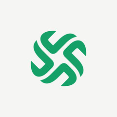 Colorful abstract logo. Icon design. Template elements - vector sign