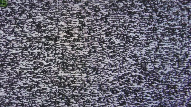 TV static screen with noise grain background