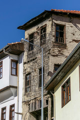 Very old house made of wood in Turkey