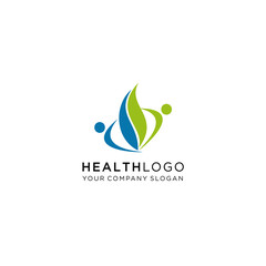 Healthy life vector logo template