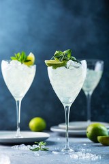 Summer cocktail mojito