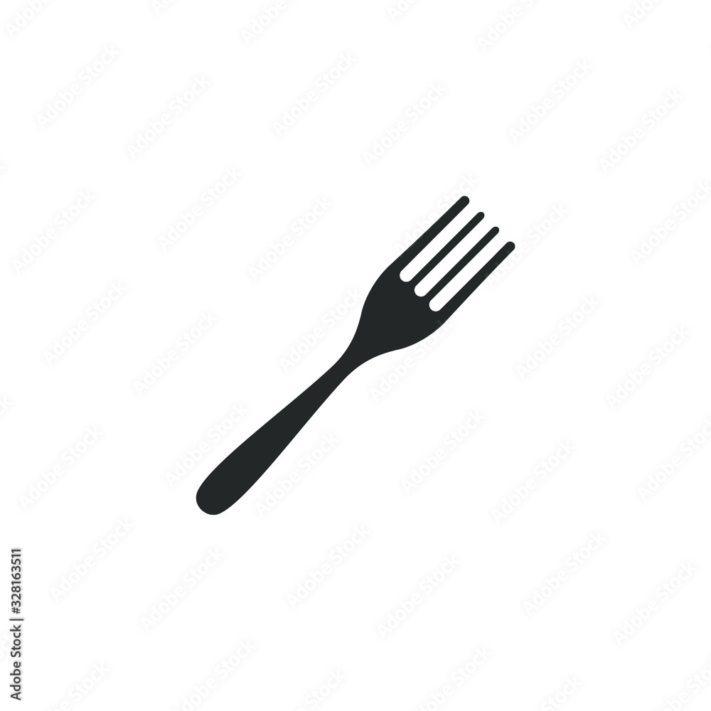 Poster cutlery icon template color editable. cutlery symbol vector sign isolated on white background illust