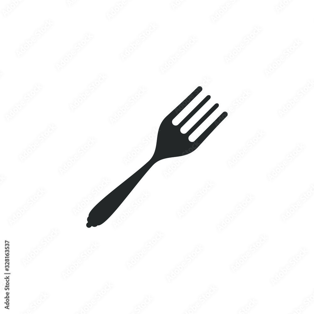 Poster cutlery icon template color editable. cutlery symbol vector sign isolated on white background illust