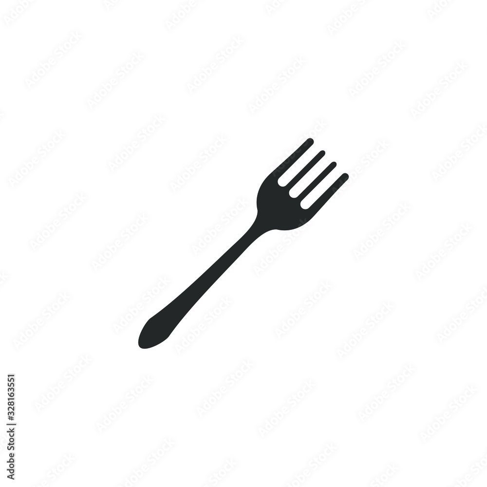 Poster cutlery icon template color editable. cutlery symbol vector sign isolated on white background illustration for graphic and web design.