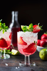 Strawberry cocktail