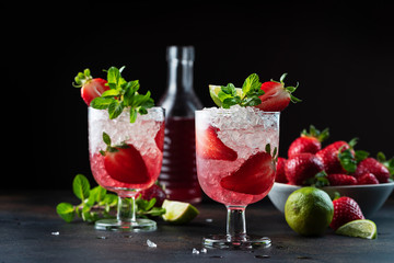 Strawberry cocktail