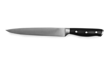 steel kitchen knive, isolated on white