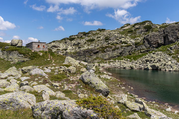 Landscape with The Scary Lake, Rila Mountain, Bulgaria