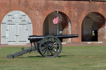 Fort Pulaski National Monument, Cockspur Island, Savannah, Georgia, USA