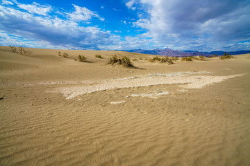 mesquite flat sand dunes in death valley, california, usa