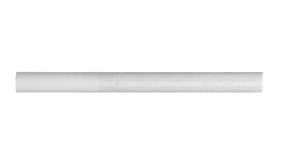 Cigarette macro isolated on white background