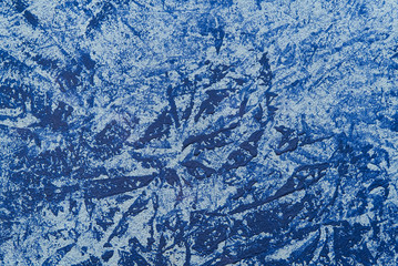 Blue wall texture or background close up