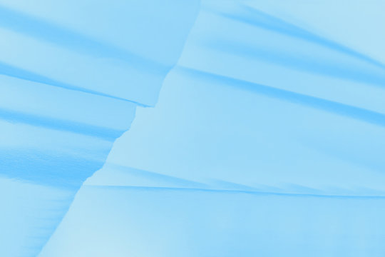 Pale Blue Gradient Background With Paper Waves