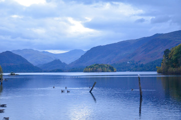 lake in mountains