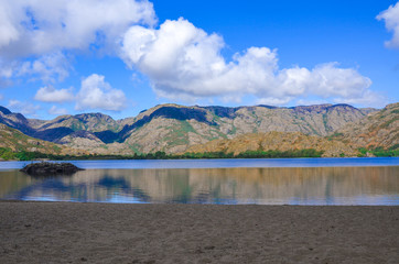 lake in the mountains