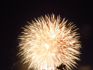 Fototapeta premium Fireworks in Luxembourg