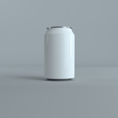 Aluminium beer, coke and slim soda can mock up blank template. 3D Rendering. Isolated white empty mockup models. For banner, poster,advertising, flyers. 3D rendering. 3D can mockup
