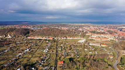 Harz - Vogelperspektive Quedlinburg