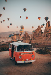cappadocia and a van