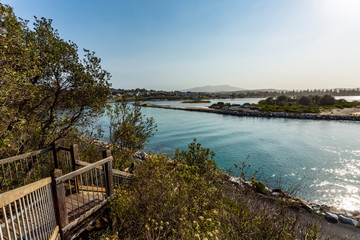 Fototapeta na wymiar Narooma Wagonga Inlet Panorama