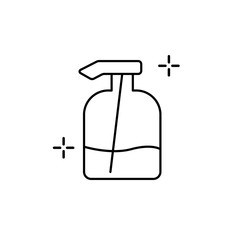 Spray icon. Simple line, outline vector elements of beauty salon things for ui and ux, website or mobile application