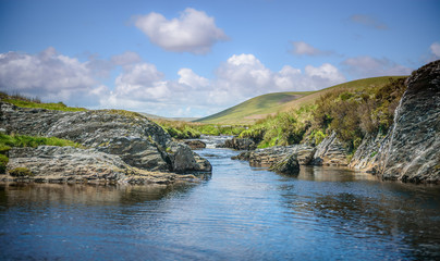 The River Elan in the Elan Valley, Wales