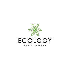 Ecology logo vector design