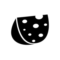 Cheese icon, logo isolated on white background