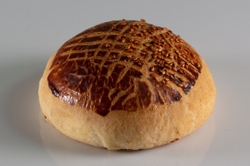 Turkish pastry product , tasty pogaca, karakoy,simit