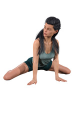 Yoga Render 3D - Victroria8 Stretching Sport